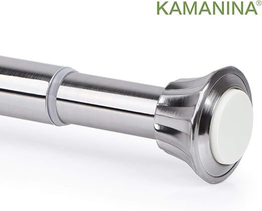 Amazon Com Kamanina 1 Inch Shower Curtain Rod 54 To 90 Inches