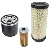 Maintenance Filter Kit Compatible with New Holland Workmaster 25S Tractor | Oil Change Filter Service Kit, Includes MT40356015 MT40358122 MT40049450