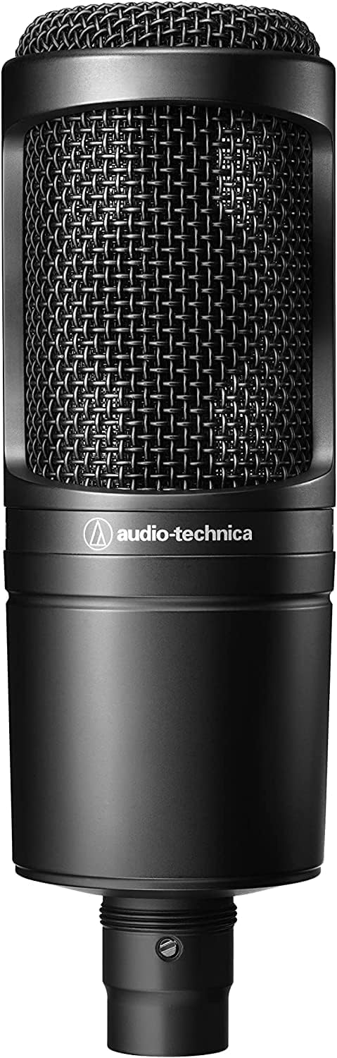 Audio-Technica At2020 Microphone Cardioïde À Électret Noir