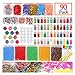Slime Supplies Kit, 90 Pack Slime Beads Charms, Include Fishbowl Beads, Foam Balls, Glitter Jars, Drop Water Plum Blossom Love Smiley face Slices, Simulation Ice, Colorful Foam Beads, Slime Tools