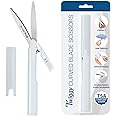 Plus Pen Style Compact Twiggy Scissors with Cover, White (34609)