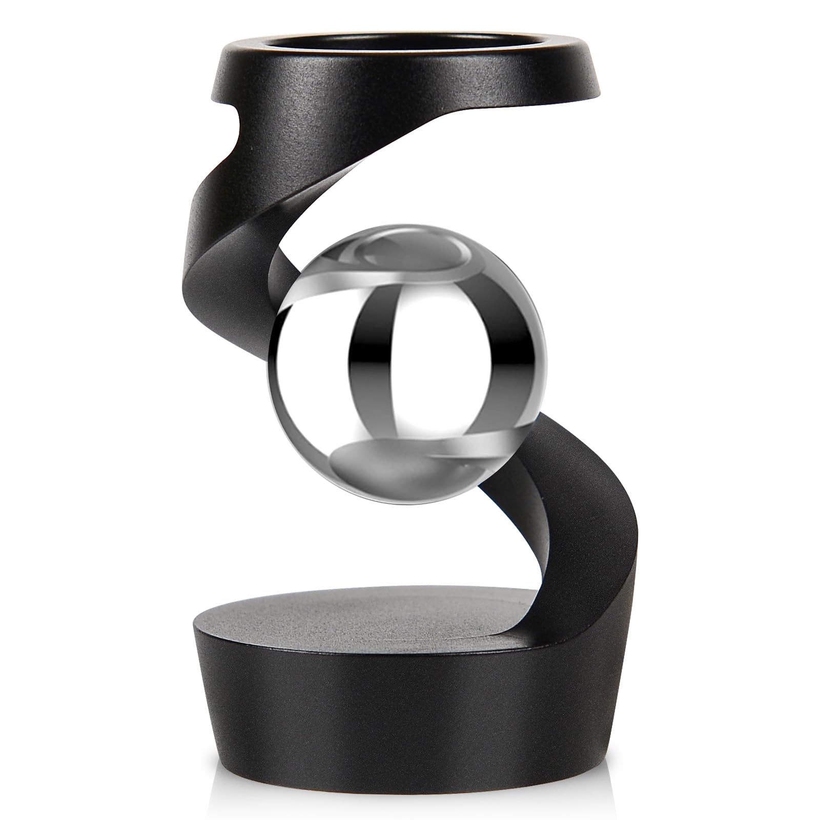 Gravity Defying Kinetic Desk Toy, Rotating Gyroscope Kinetic Spinning Desk Toys with a Unique Visual Illusion, Relieving Stress, Anxiety Toys for Adult Kid, Fidget Best Hand Toy