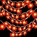 3 Pack Fall Garland with Pumpkin Lights & Enlarged Maple Fall Halloween String Lights Pumpkin Decor, 30Ft 60LED Waterproof Battery Operated Fall Decorations for Home Thanksgiving Decor Indoor Outdoor