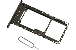 MFLDSFLHM Galaxy A146w Replacement Single SIM Card Tray Holder Parts for Samsung Galaxy A14 (5G) SM-A146 A146W A146U 6.5 Inches [not fit for A146B A146F Version]-Black Color