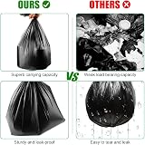 Flintronic Camping Toilet Bags 60 PCS 20L Black Leakproof Waste Bags view 5