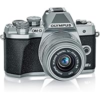 Olympus OM-D E-M10 Mark IIIs Silver Body with Silver M.Zuiko Digital 14-42mm F3.5-5.6 IIR Lens (V207111SU000)