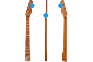 SURTIYCRII 22 Fret St Canadian Roasted Maple, Matte Electric Guitar Neck, 14" Fretboard Radius, Bone Nut