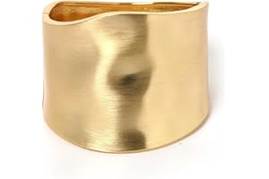 AYWFCBF Bangle Bracelets for Women | 14K Gold Plated Trendy Wide Bracelets | Hinged Arm Cuff Bangles Chunky Bracelet for Women