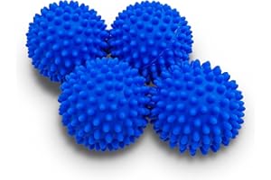 XIEHE Dryer Balls 4 Pack - Non-Toxic Reusable Dryer Balls (Blue)