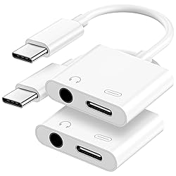 USB C to 3.5mm Headphone and Charger