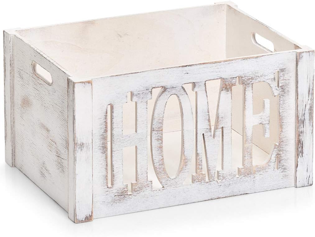 Zeller 15185 Home - Caja de almacenaje (Madera): Amazon.es: Hogar