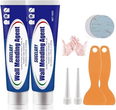 Sugelary Wall Repair Cream 100g 2 Pack Waterproof Quick Dry Paste Kit