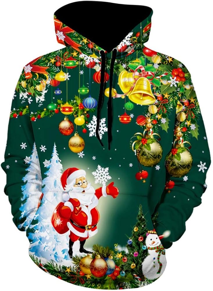JMSUN Christmas Tree Santa Jingle Bells 