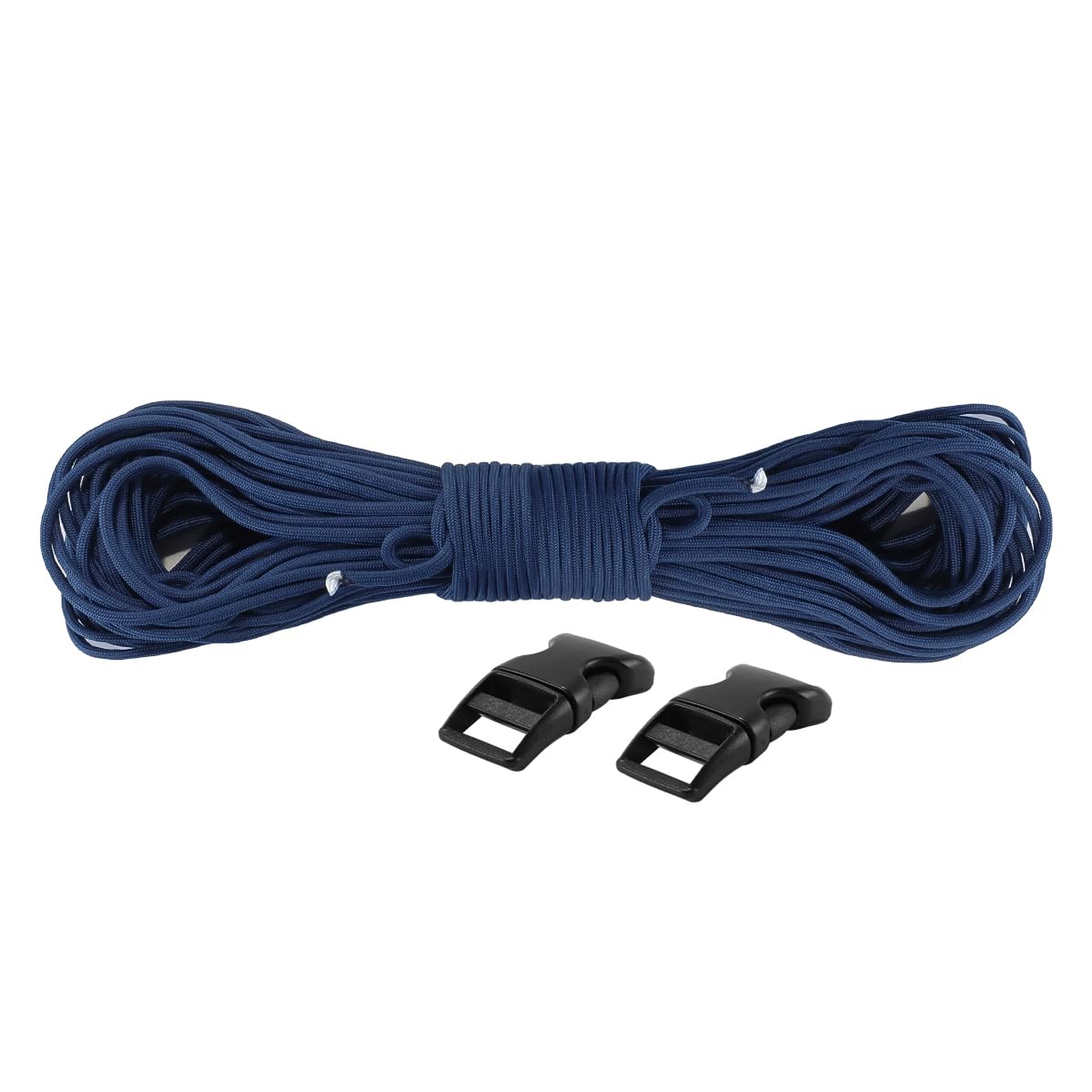 Namvo 550 Paracord Mil Spec Type III 7 strand parachute cord Total Length 100ft / 30 Meters, Navy