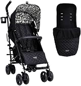 Cosatto Supa 3 Pushchair with Footmuff Lightweight Stroller Birth to 25kg
