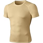 SPVISE Men's Compression Shirt Short Sleeve Cool Dry Workout T-Shirts | Athletic Sports Undershirt, Performance Compression T