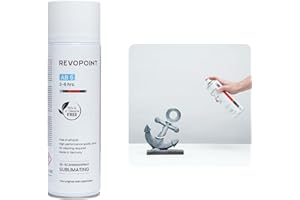 Revopoint 3D Scanning Spray for 3D Scanners, No Cleaning Needed, for Transparent, Reflective or Highly Textured Surfaces Objects, 500ml, AB6
