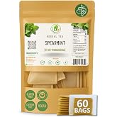 Yerbabuena T&eacute; (Spearmint Tea) &ndash; 60 Premium Tea Bags &ndash; 100% Natural Herbal Infusion (Mentha spicata) &ndash; Refreshing Minty Flavor &amp; Digestive Support &ndash; Caffeine-Free, Vegan, Non-GMO &ndash; Authentic by BEXPERTSUSA