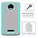 Moto Z Force Case,Berry Accessory [Drop Protection] Protective Case [Shock Proof] [Dual Lawyer] Hybrid Defender Armor Case Cover For Moto Z Force With Free Berry logo stand holder (Teal)