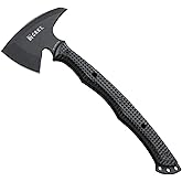 CRKT Kangee T-Hawk Outdoor Tomahawk with Sheath, Black, 2725 | 2.93" Axe Blade, Lightweight GRN Handle, SK-5 Steel Blade, Boltaron Sheath, Outdoor and Camping Use