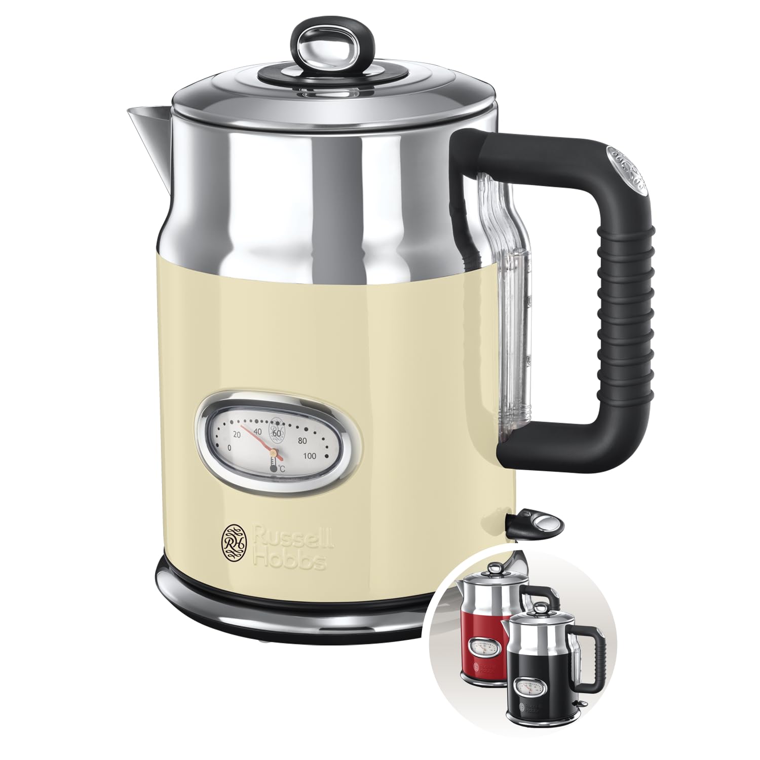 Russell Hobbs Retro Kettle Cream