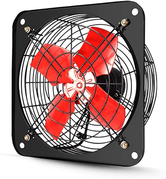 180W Extractor De Aire, Ventilador Extractor De Pared con Doble Red De