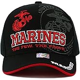 ESLA USMC Hat, Marine Corps Hat - Size Adjustable, Officially Licensed, Marine Corps Gifts, USMC Hats for Men, Veteran
