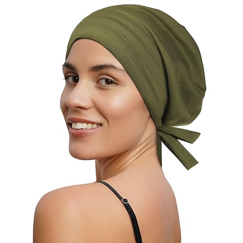 Satin Bonnet Silk Bonnet Sleep Cap Satin Lined Slouchy Beanie
