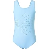 Yizuoding Gymnastics Leotards for Girls Leotard for Dance Ballet Sparkly One-Piece Kids Toddlers Tumbling Outfits 2-12 Years