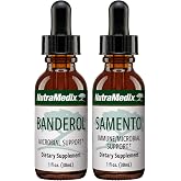 NutraMedix Immune &amp; Microbial Support Bundle - Includes Samento &amp; Banderol Liquid Tinctures - Herbal Extracts for Immune System Support &amp; Microbial Health (2 Count, 1 Oz)