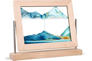 Bochino Moving Sand Art Picture Dynamic Sand Picture 3D Sand Art Frame Sandscape Moving Sand Picture for Home & Office Décor