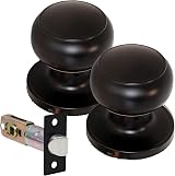 XFORT Bello Passage Knob Set Matt Black for Internal Doors with Tubular Latch view 6