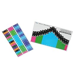 Kalimba Scale Stickers Colorful Thumb Piano Key