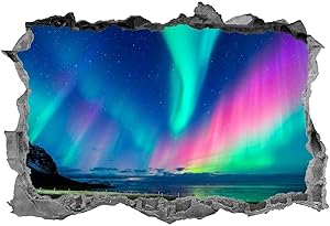 Wall Decals Northern Lights Wall Sticker Home Decoration Kids’ Room Nursery Playroom Bedroom Living Room Decor