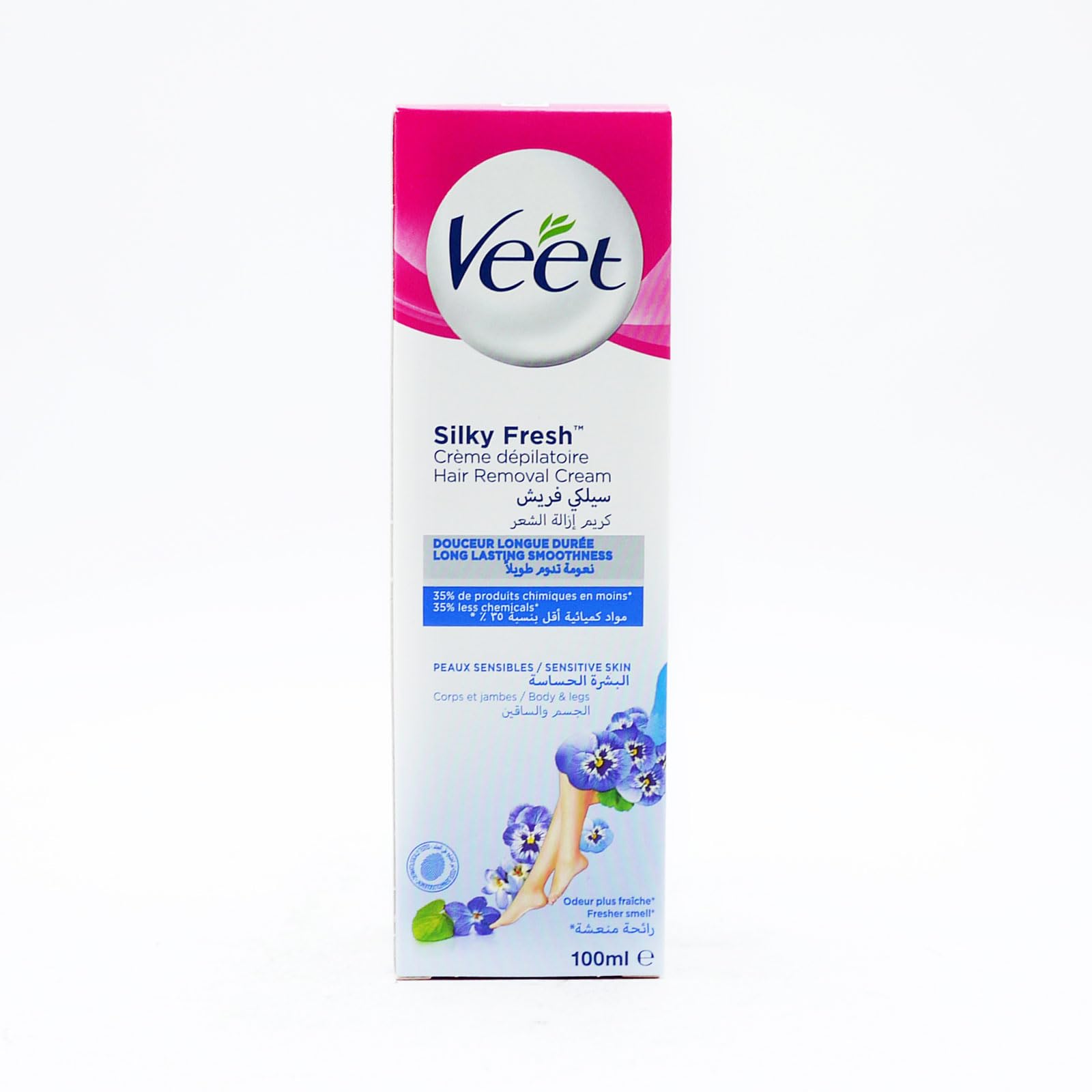 Veet Hair Removal Cream for Sensitive Skin (3 X 100 ml)