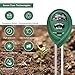 SONKIR Soil pH Meter, MS01 3-in-1 Soil Moisture/Light/pH Tester Gardening Tool Kits for Plant Care, Great for Garden, Lawn, Farm, Indoor & Outdoor Use