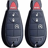 MechanMagic Key Fob FOBIK Replacement Compatible for Dodge Ram 1500 2500 3500 Truck 2009-2012 Journey Challenger Grand Caravan Jeep Grand Cherokee Commander Keyless Entry Remote Start Control