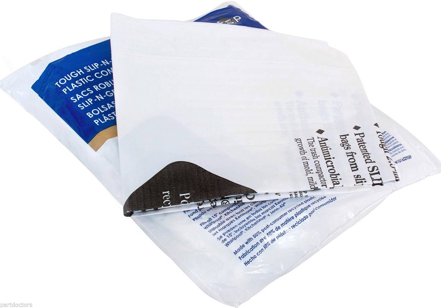 NEW 60 Pack Whirlpool 18 Inch Plastic Trash Compactor Bags W10165296RP 4318938 ,-WH#G4832 TYG43498TY4-U85211