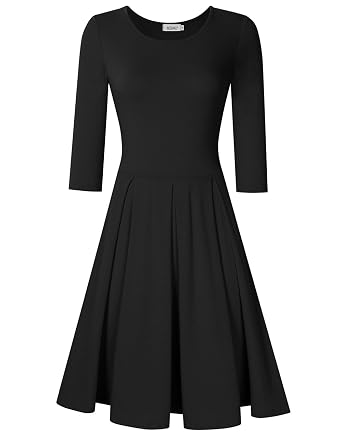 Image result for knee length black dresses