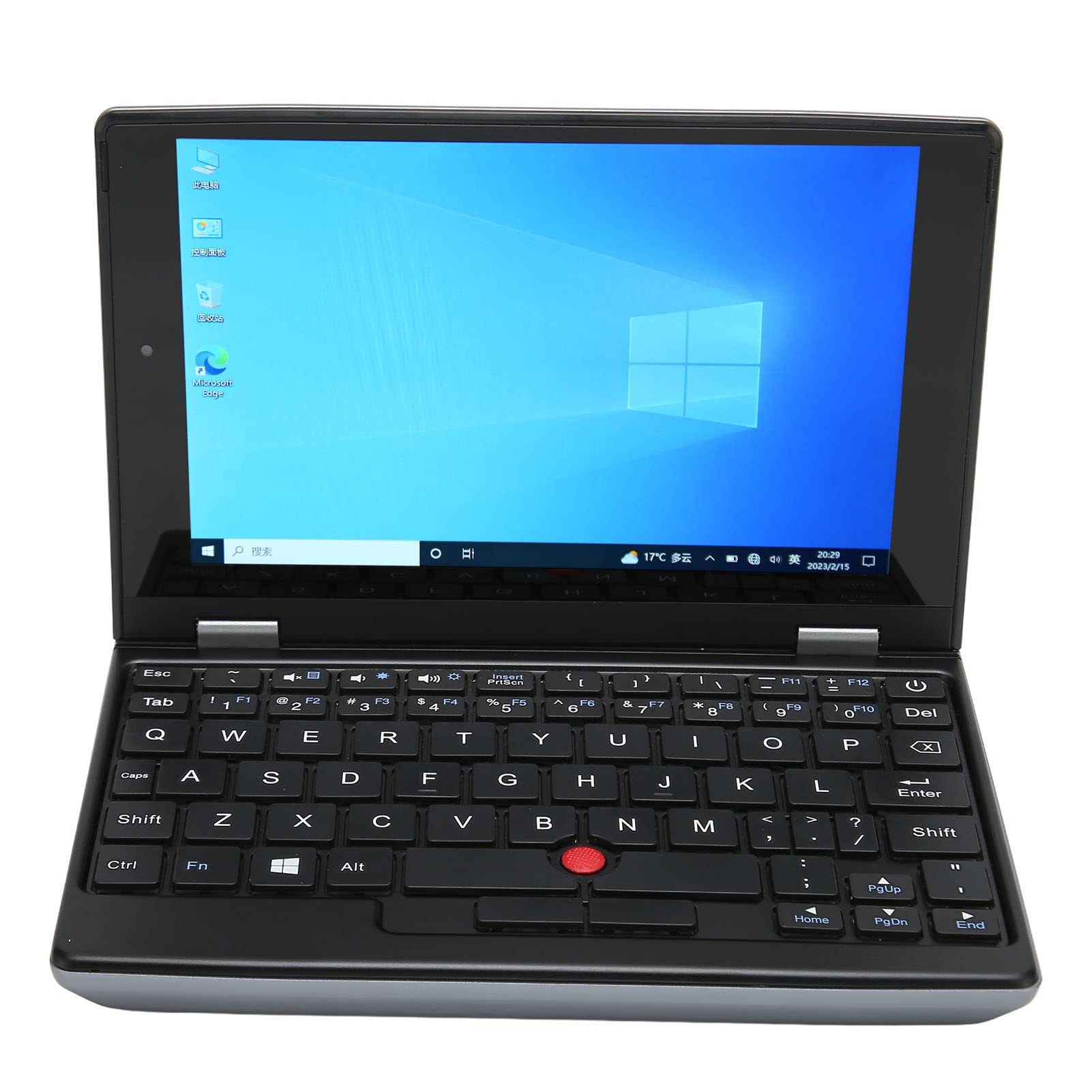 Mini Portable Laptop | Mini Computer Notebook with 7 Inch | 12GB & J4105 CPU | 2.4G/5G Band | Full Size Keyboard | Support 10, 11 (12G+128G)