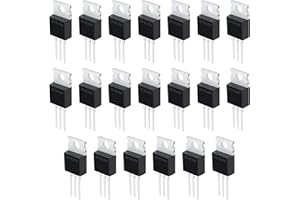 ECSiNG 20Pcs IRF9540 MOSFET Transistor MOSFET Field Effect Tubes 23A 100V 3 Pin P-Channel Rectifier Electronic Accessories Replacement