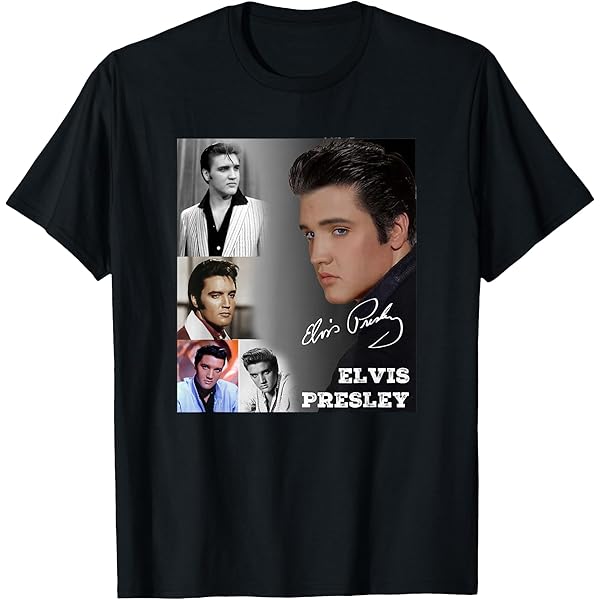 トップス Elvis Presley design poly shirt Amazon.com: Elvis Presley Double Guitar T-Shirt : Clothing
