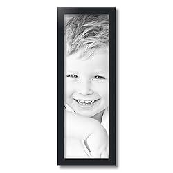 ArtToFrames 8x25 Inch Black Picture Frame, This