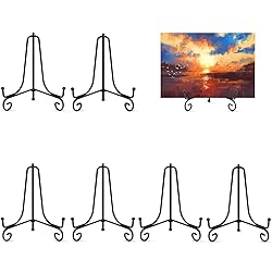 Vivinin 6 Pack Metal Plate and Picture Frame Stands