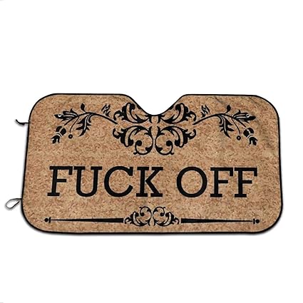 Amazoncom Laiue Fuck Off English Character Car Windshield - 
