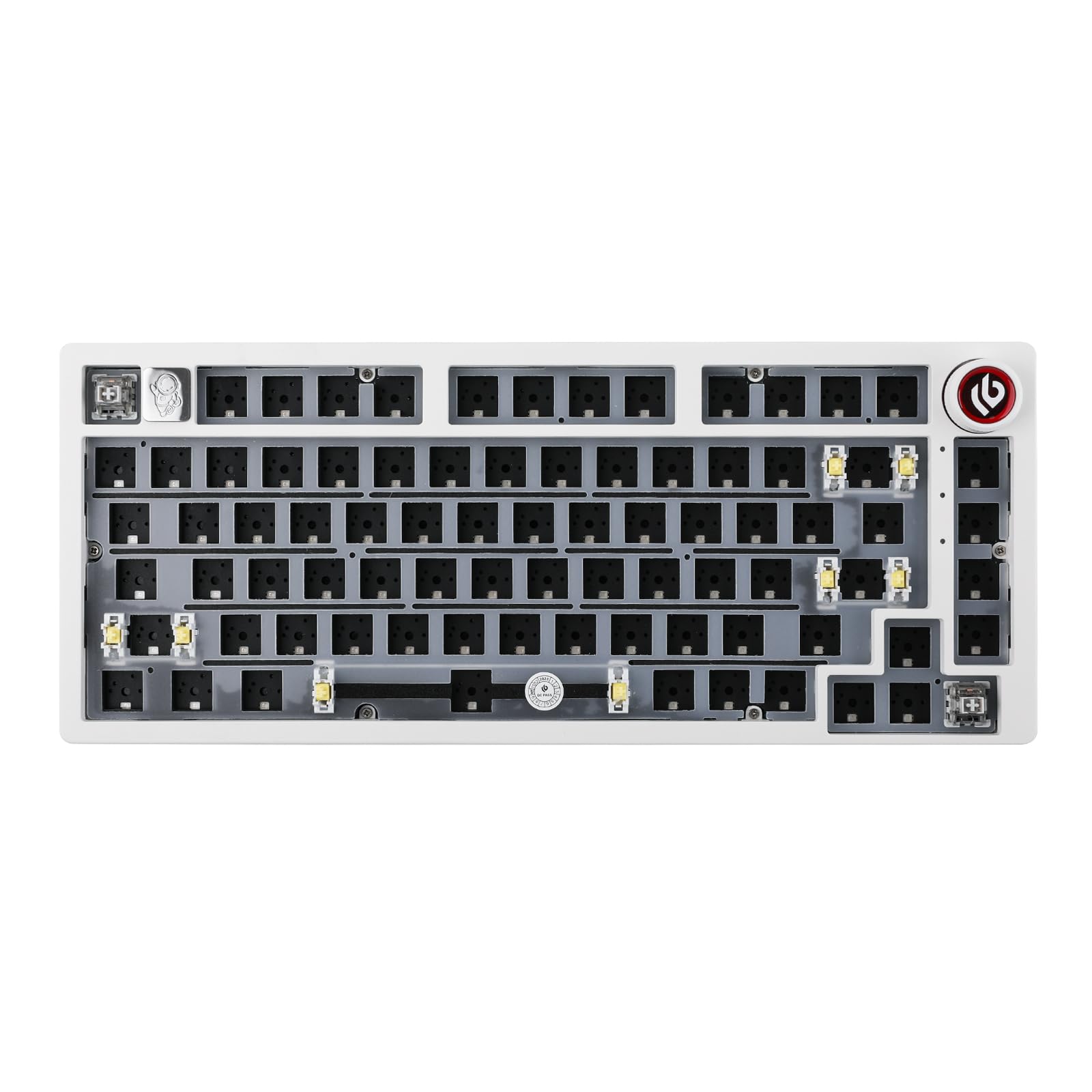 thumbnail image 2 of EPOMAKER X LEOBOG K21 Wireless Number Pad - 21 Keys, 3 Modes, RGB, Hot-Swappable, Pudding Keycaps - Moss Ice Crystal Switch 2 of 14