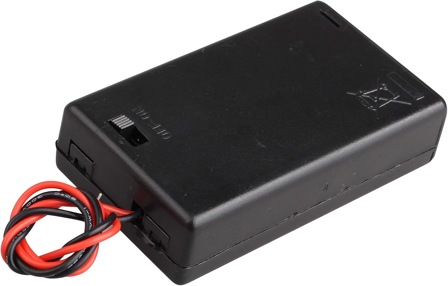 HALJIA 6Pcs 4.5V AAA 3 x 1.5V Battery Holder Case Plastic Battery Storage Box with ON/OFF Switch Case Cover and Wire Leads - Image 5