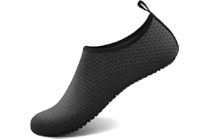 Homitem Water Shoes for Women Men Aqua Socks Swim Beach Pool River Slip-On Barefoot Quick-Dry Vacation Cruise Essentials Accessories for Yoga Kayak Sports