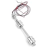 CYTGOUPER Water Level Switch,Stainless Steel Double Ball Float Switch,Water Level Controller Sensor for Tank Pool Sump Pump Control,10mm Action Range (150mm / 5.91in)