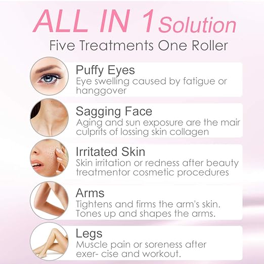 Jadeitowy wałek do masażu twarzy z różowego kwarcu ...